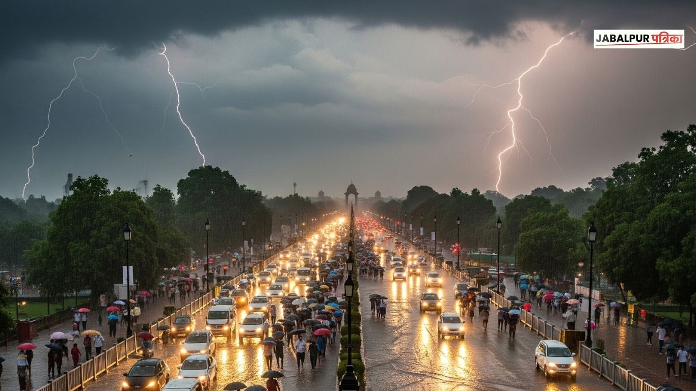 दिल्ली-एनसीआर में प्री-मानसून अलर्ट: तेज बारिश, बिजली और आंधी का येलो अलर्ट जारी