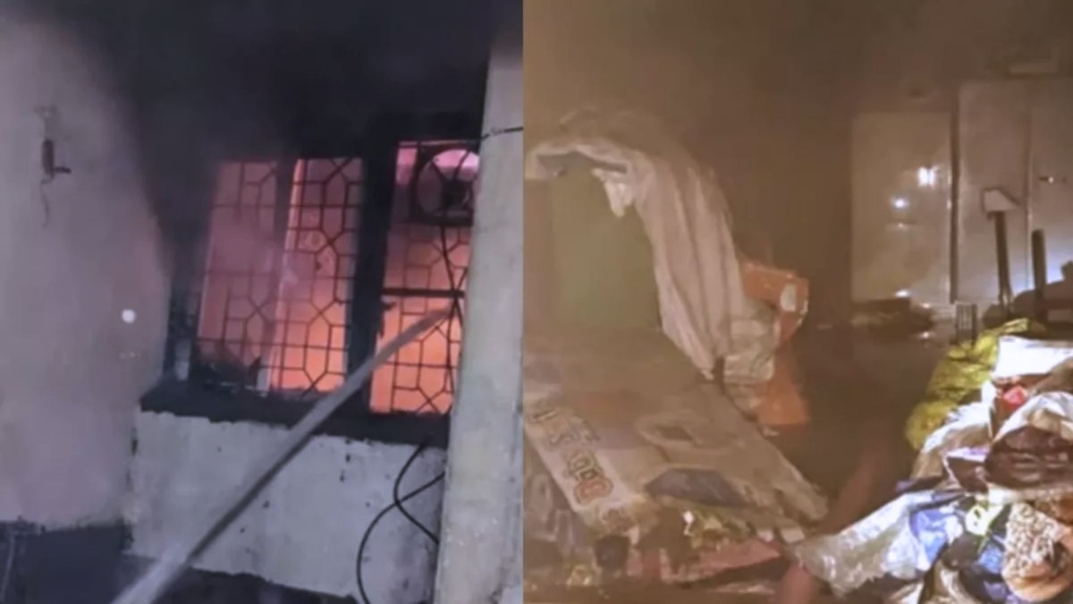 "धुआं-धुआं से जला नोएडा का अनाथालय में लगी आग, 16 बच्चे बचाए गए