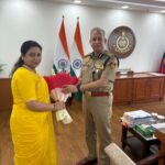 पारुल सिंह ने दिल्ली पुलिस आयुक्त सतीश गोलचा से की मुलाकात, पैरा स्विमिंग चैम्पियनशिप के मुख्य अतिथि के रूप में दिया आमंत्रण