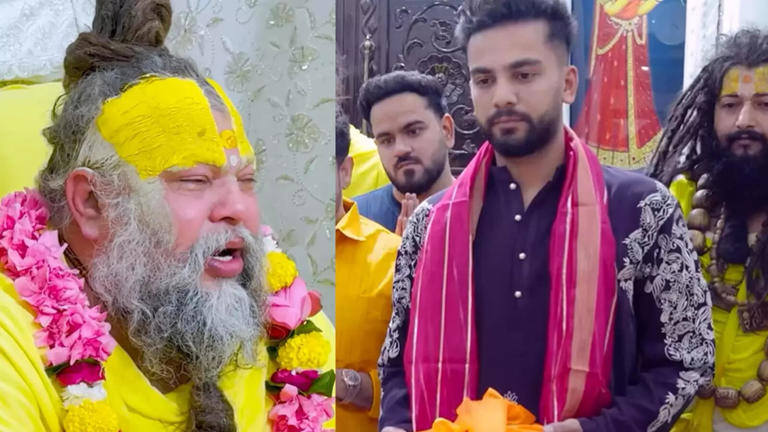 “बीमारियों के बीच भी दिव्य आशीर्वाद: प्रेमानंद जी महाराज से मिलने पहुंचे एल्विश यादव, मिला ‘नाम जप’ का संदेश”