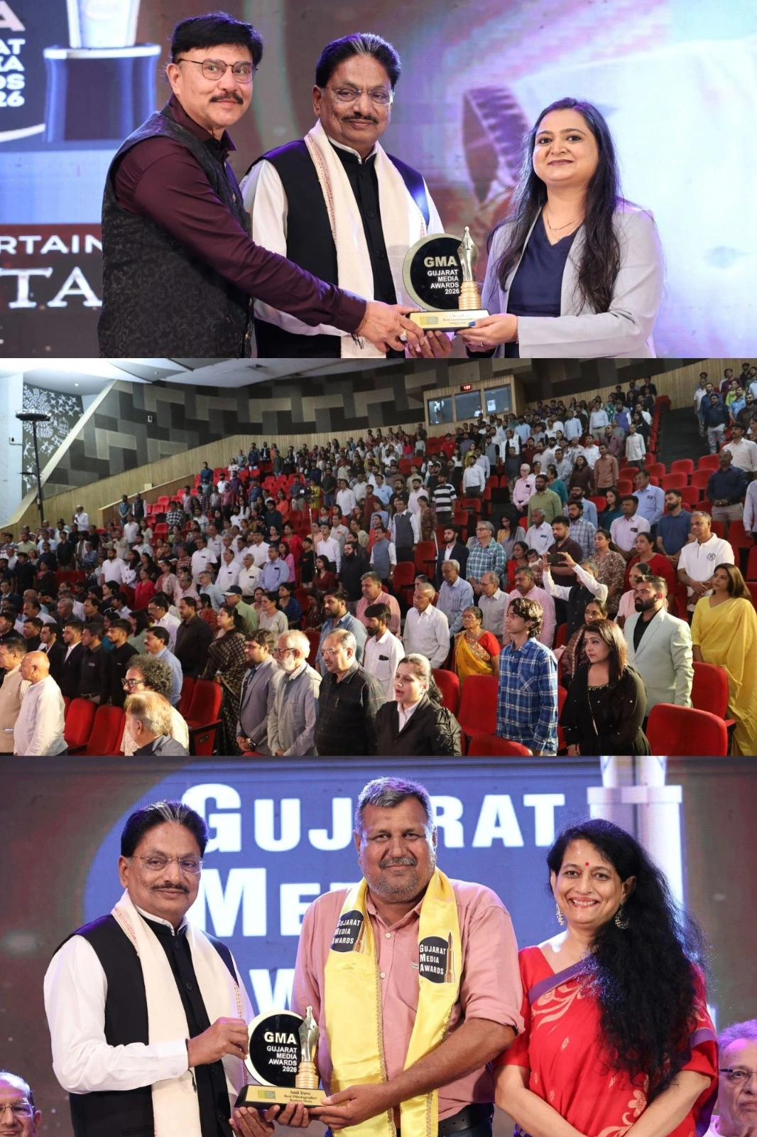 अहमदाबाद में ‘गुजरात मीडिया अवॉर्ड्स 2026’ का भव्य आयोजन, पत्रकारिता के 22 उत्कृष्ट प्रतिभाओं का सम्मान