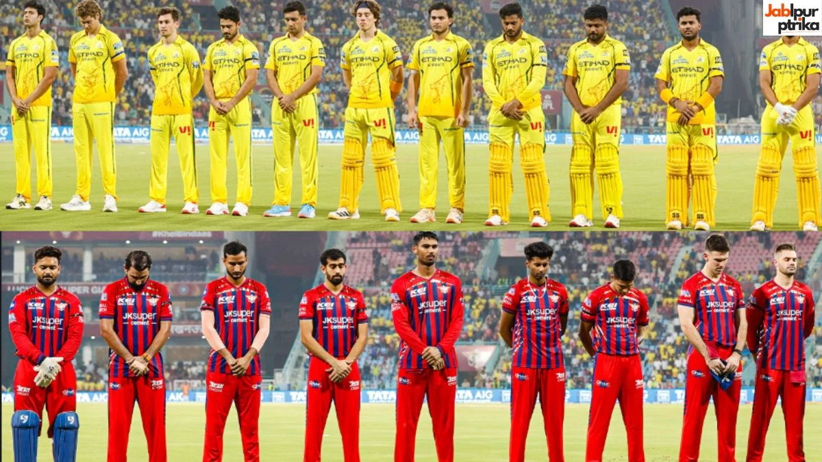 CSK और LSG ने यूपी तूफान पीड़ितों को दी श्रद्धांजलि