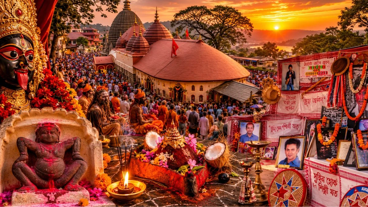 अंबुबाची मेला 2026गुवाहाटी में शुरू हुआ मां कामाख्या का पावन महोत्सव