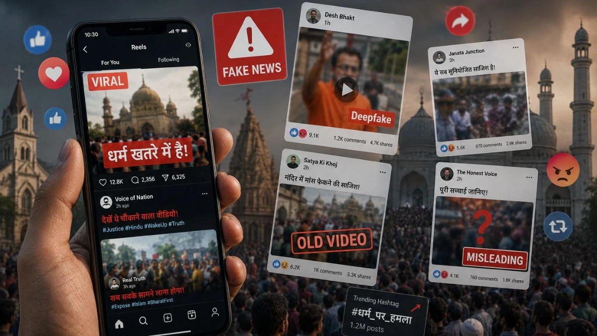 सोशल मीडिया का एल्गोरिदम कैसे छोटी घटनाओ को बड़ा धार्मिक मुद्दा बना रही है?