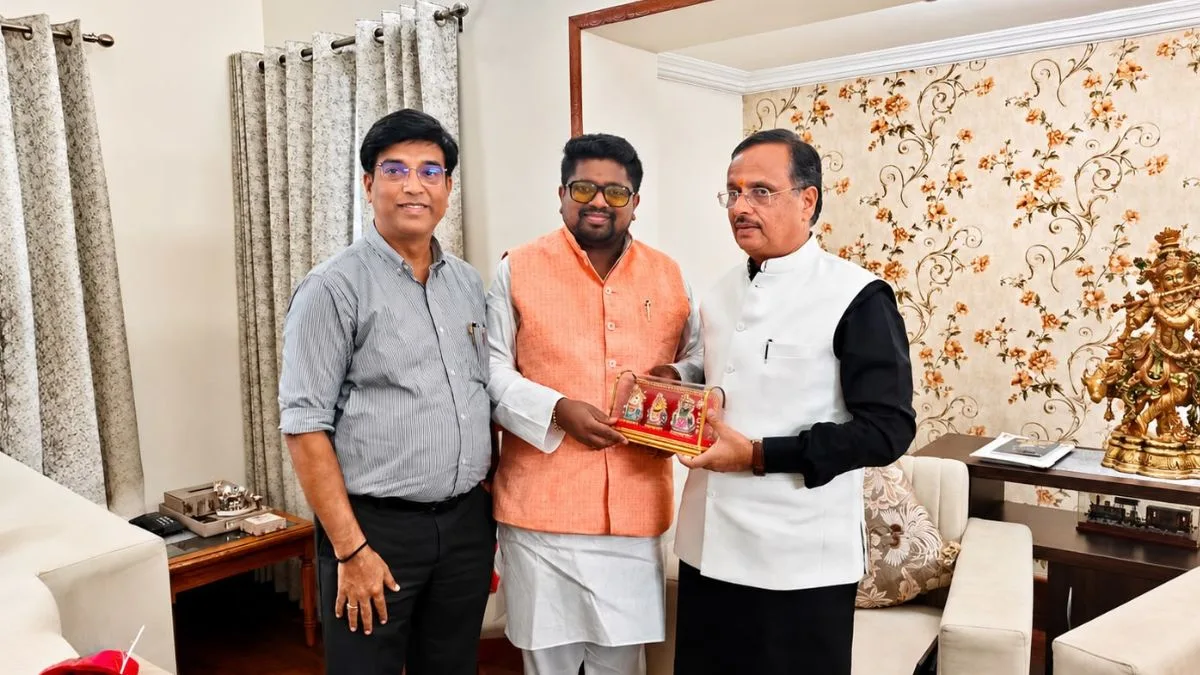 राज्यसभा सांसद डॉ. दिनेश शर्मा से मिले डॉ. भार्गव मल्लप्पा, समावेशी विकास