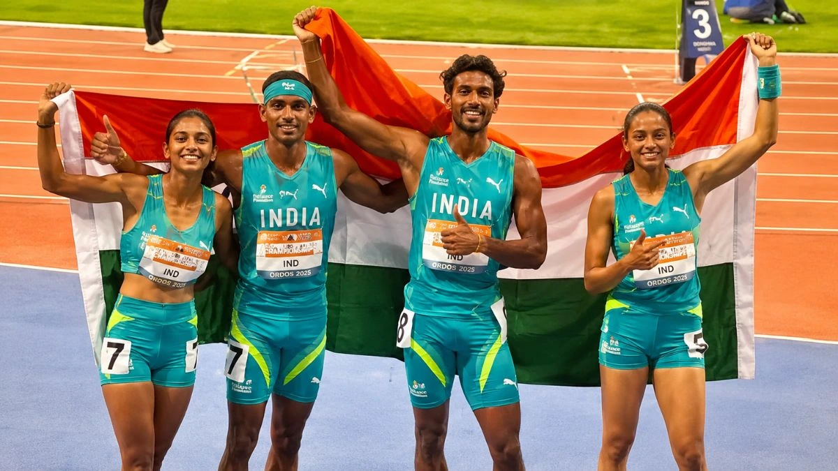 बिहार के बेटे सेतु मिश्रा का कमाल, एशियन U23 में भारत की रिले टीम को दिलाया गोल्ड