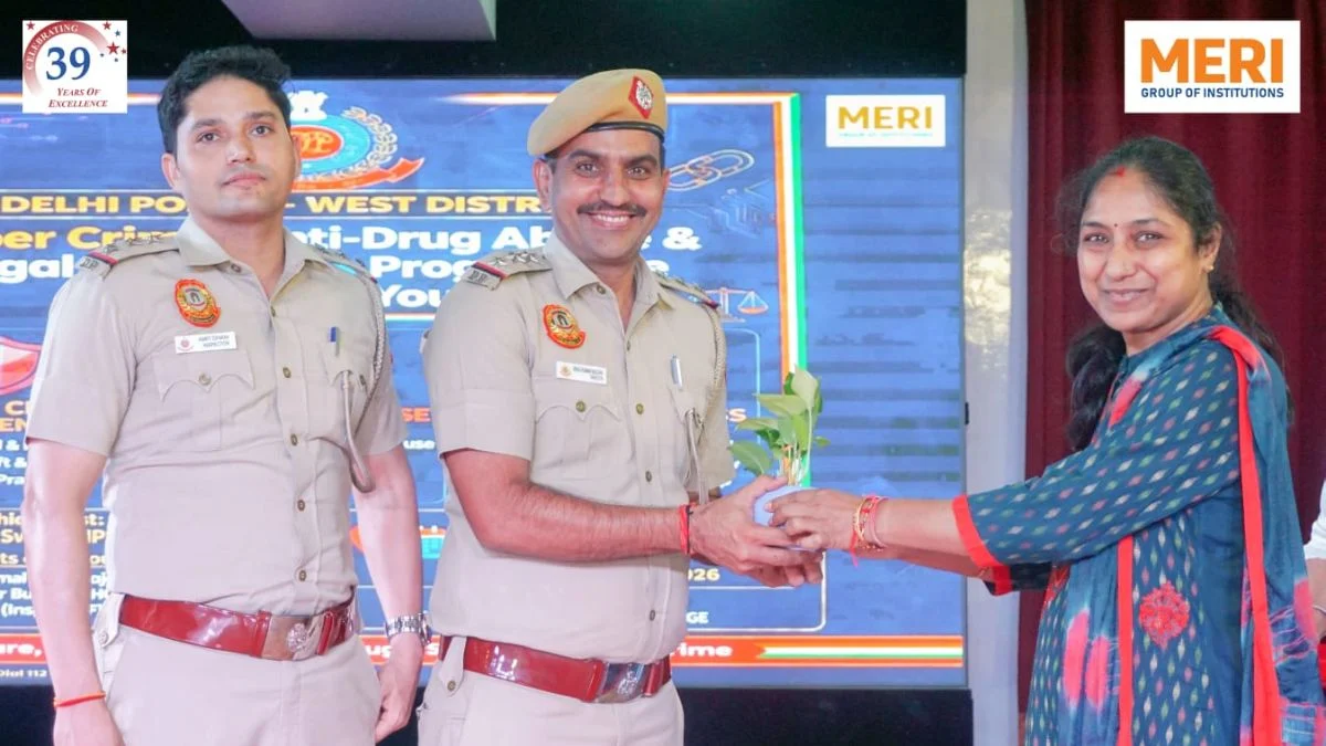 MERI में साइबर क्राइम, नशा और कानूनी अधिकारों पर छात्रों को दी जानकारी