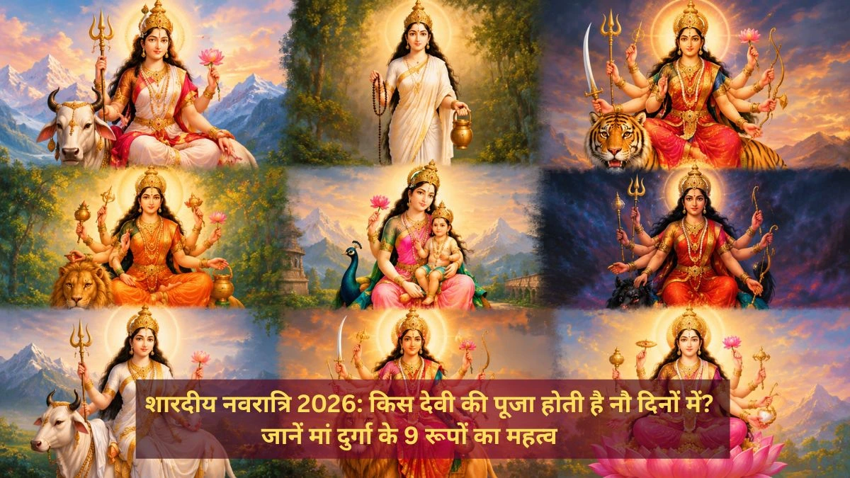 शारदीय नवरात्रि 2026: नौ दिनों में किस देवी की पूजा होती है?